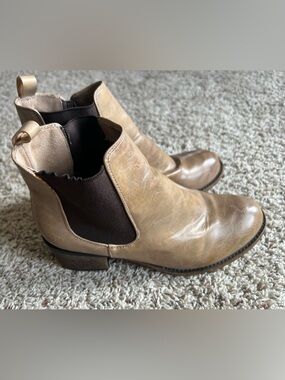 Maurices Tan Chelsea Ankle Boots
